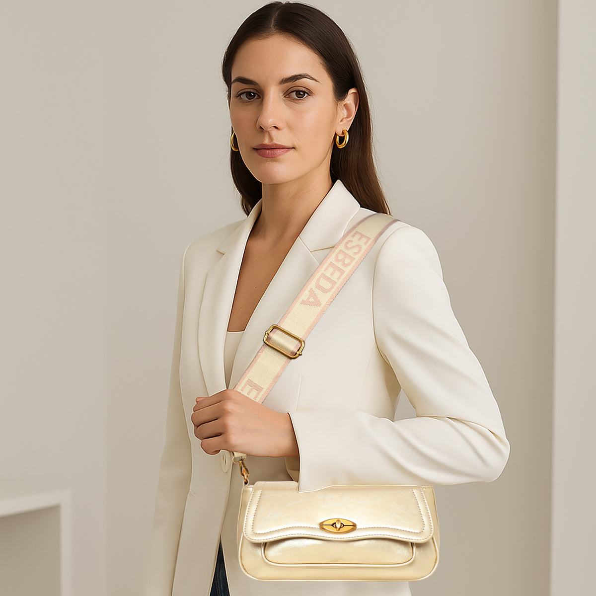 Crimson Charm Luxe Sling Bag For Womens