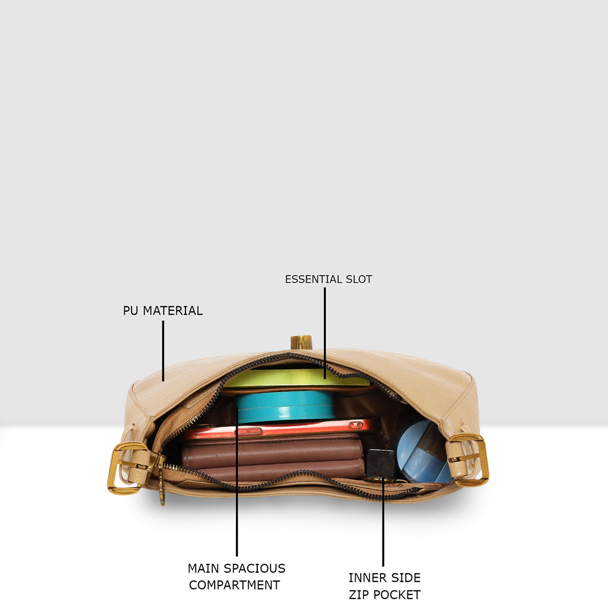 Luxelock Curve Handbag For Womens