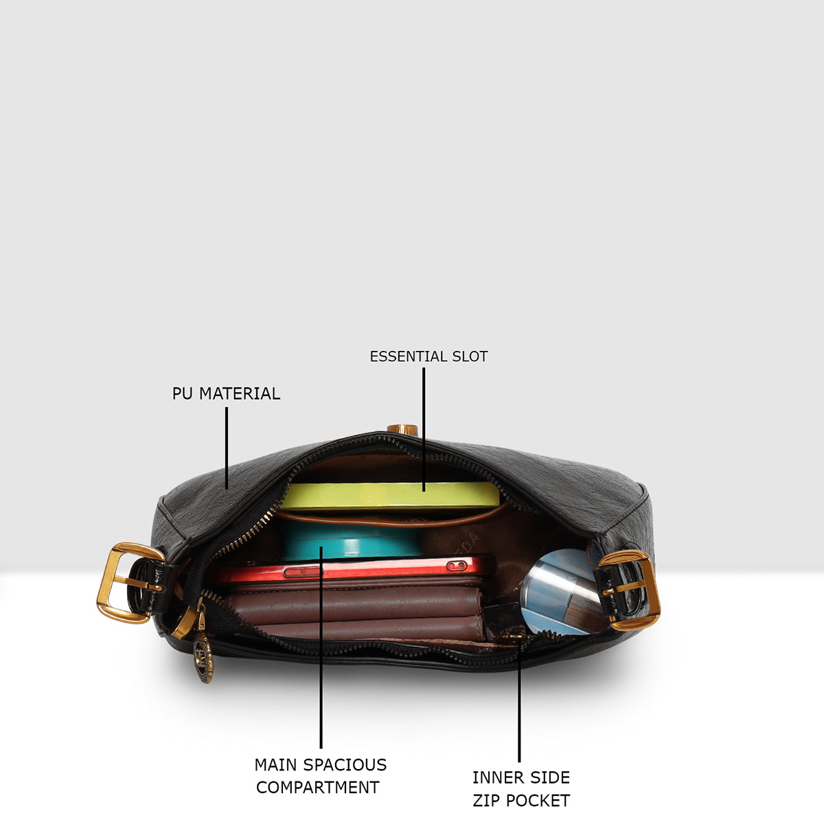 Luxelock Curve Handbag For Womens