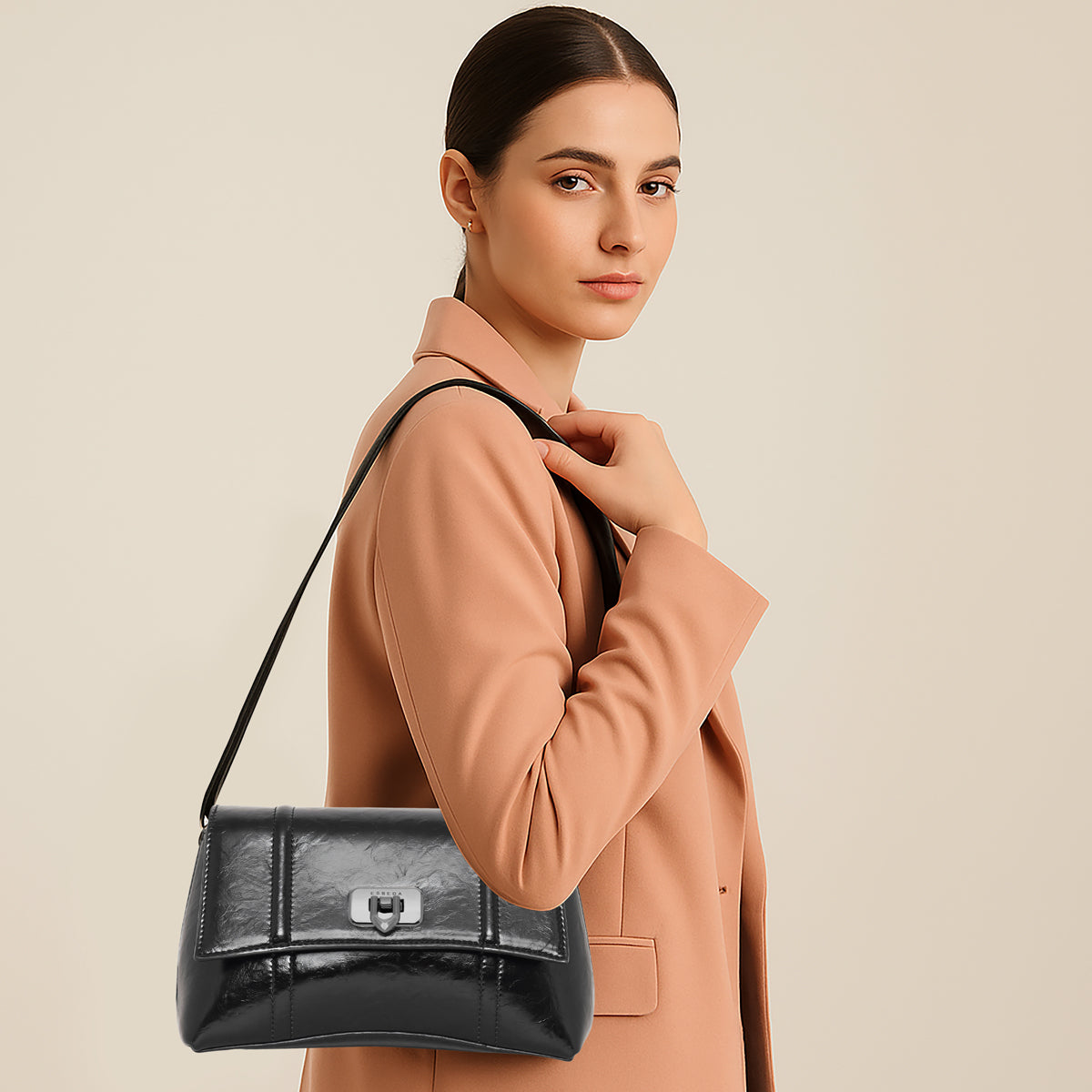 Elegant Goss Finish Sling Bag For Womens
