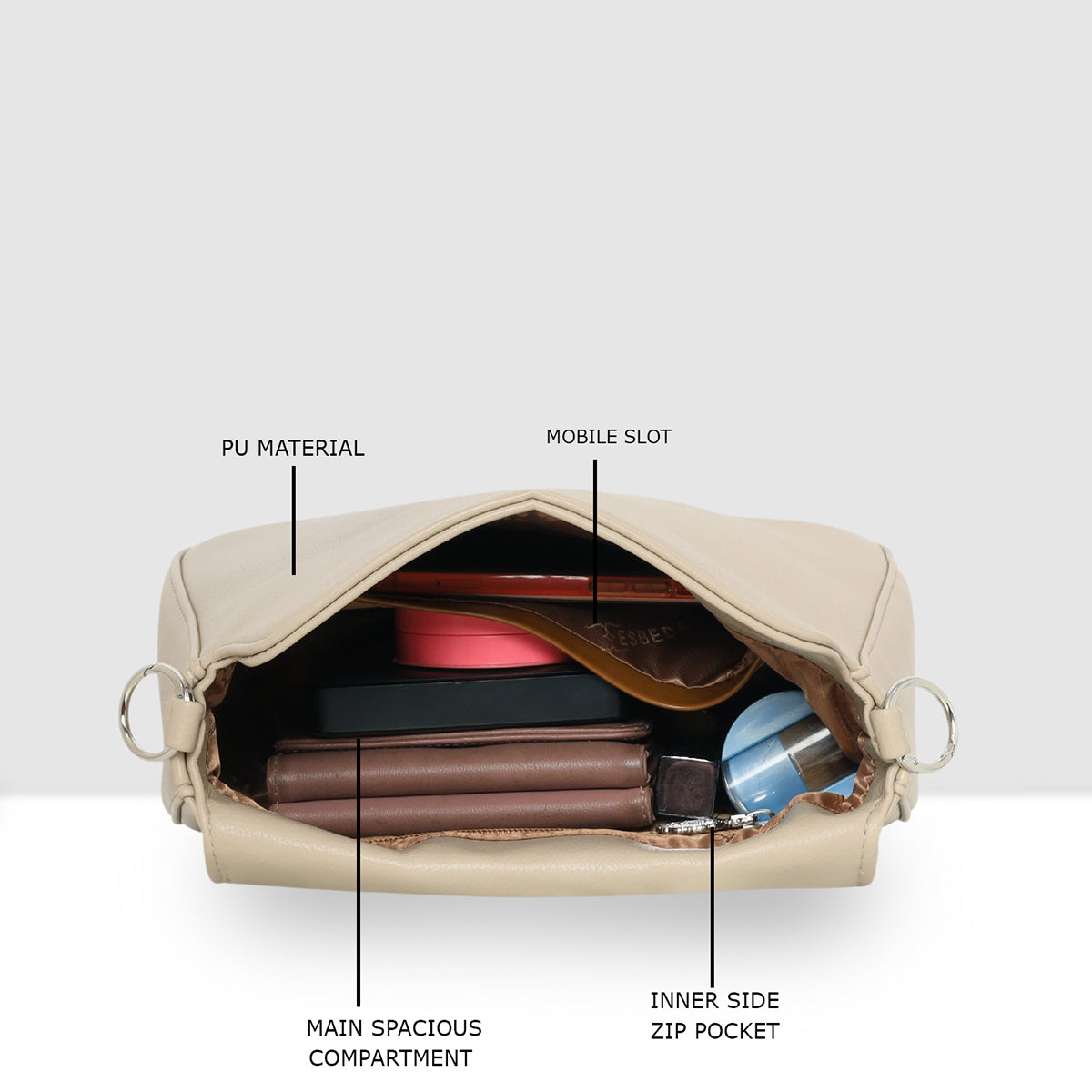 Amora Blush Sling Bag For Womens