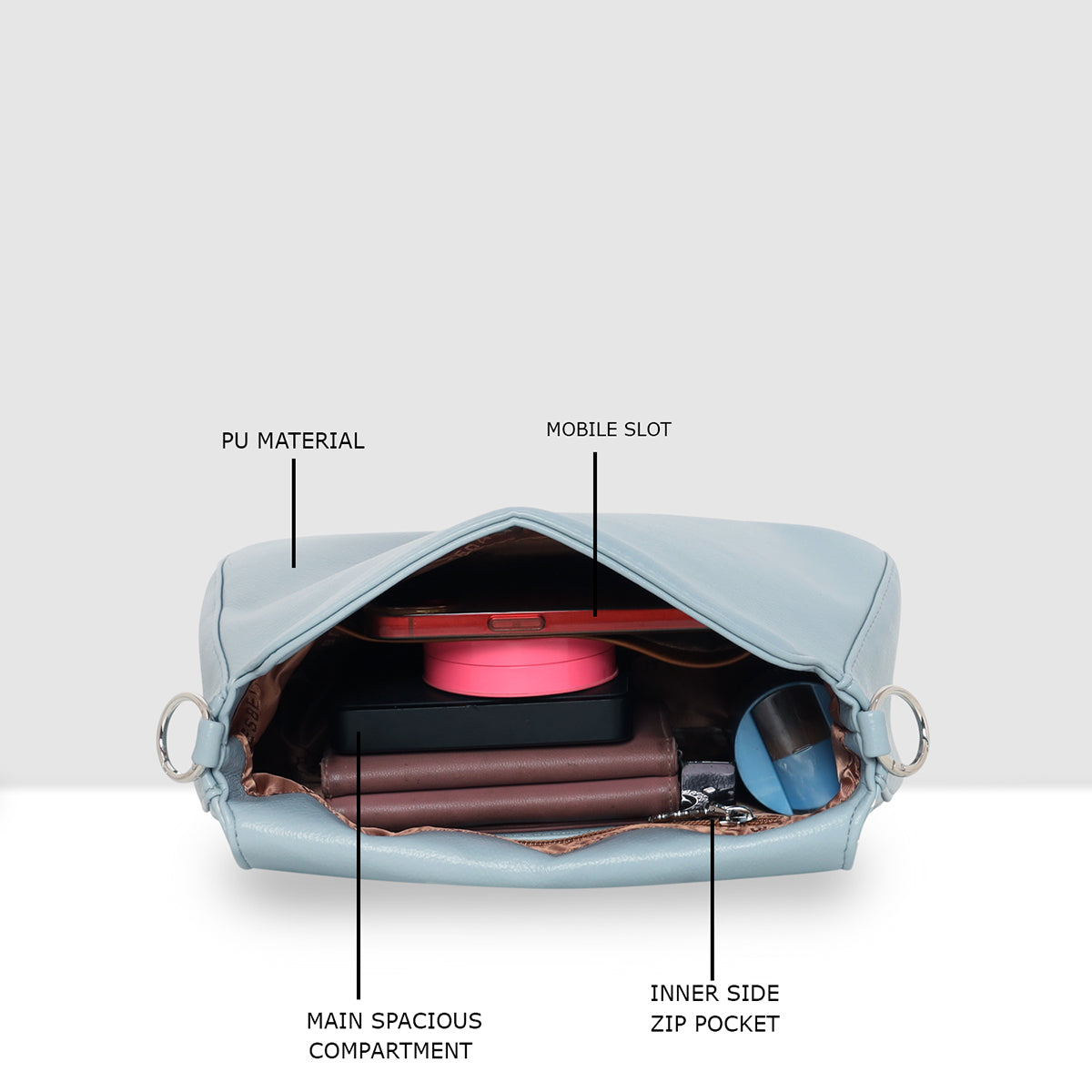 Amora Blush Sling Bag For Womens