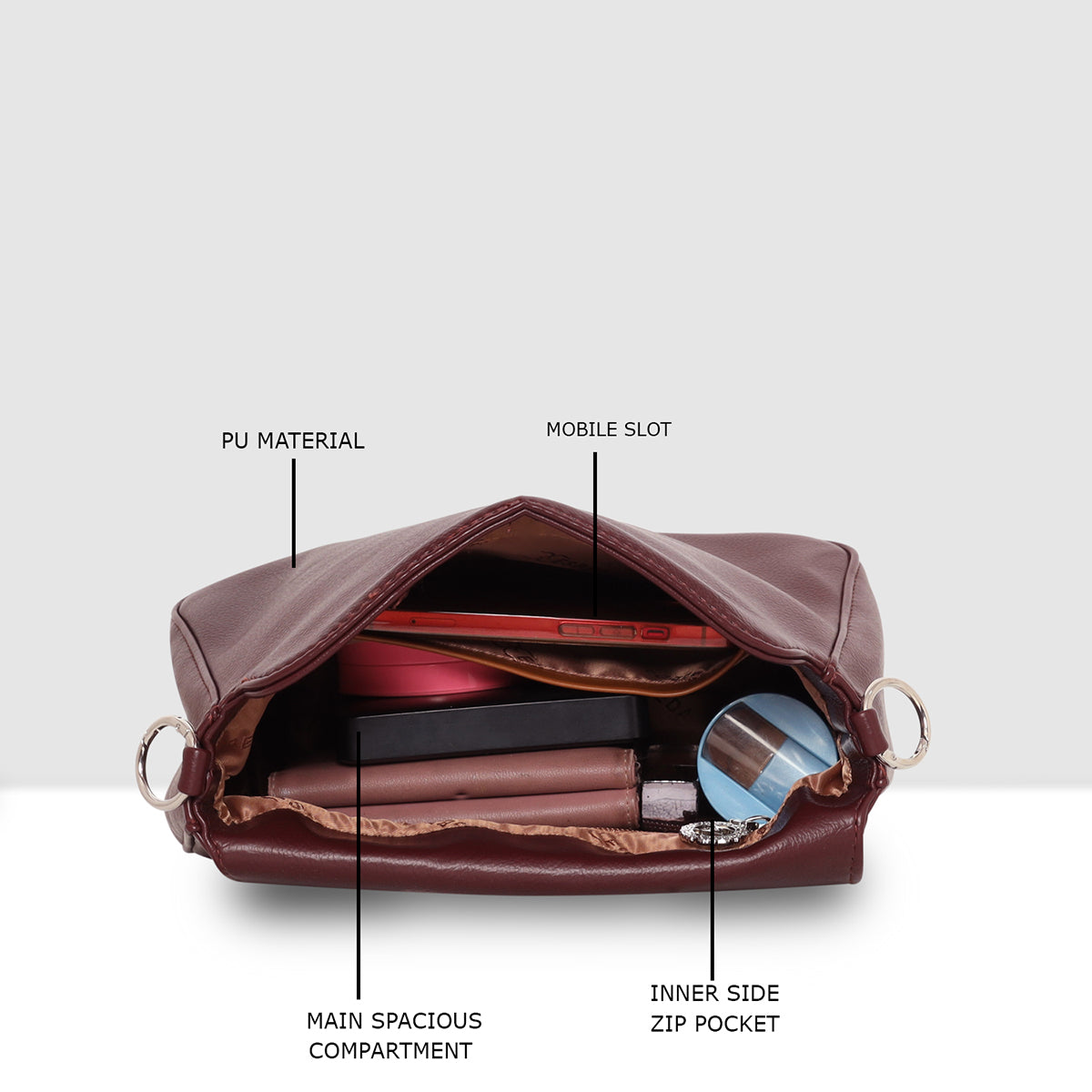 Amora Blush Sling Bag For Womens