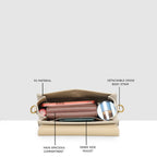 Twist Satchel Sling Bag For Womens