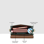 Twist Satchel Sling Bag For Womens