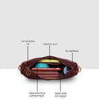Elan Quilted Sling Bag For Womens