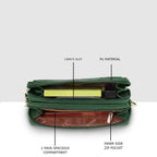 Ruby Charm Wallet Slingbag For Womens