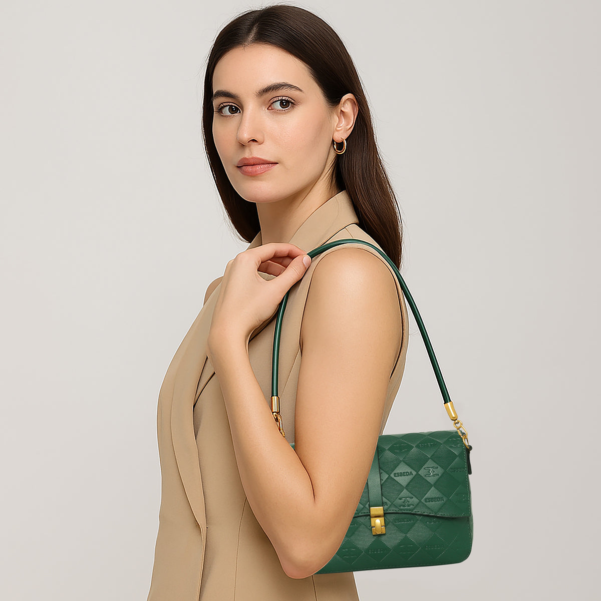 Diamond pattern Sling Bag For Womens