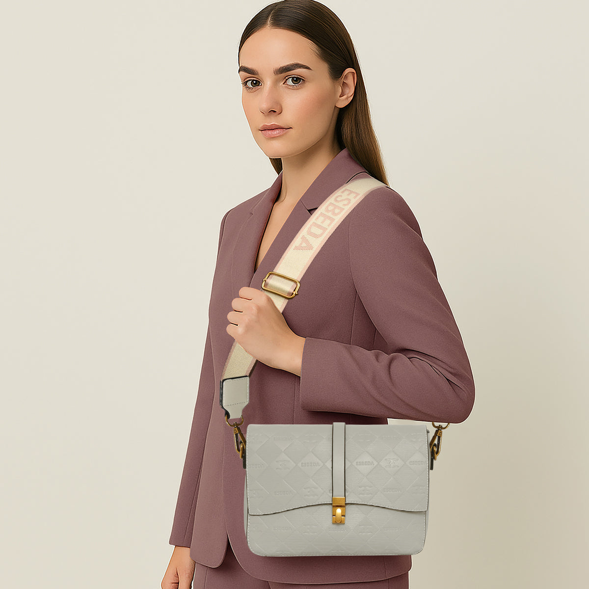 Diamond pattern Sling Bag For Womens
