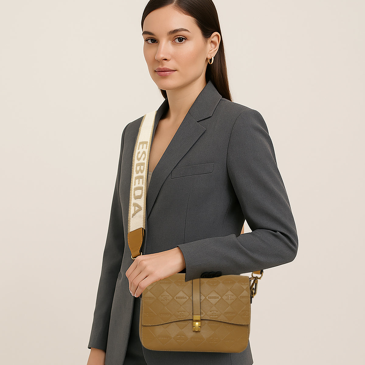 Diamond pattern Sling Bag For Womens