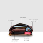 Diamond pattern Sling Bag For Womens