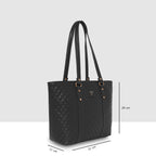 Quilted Classic Pattern Office Handbag For Womens