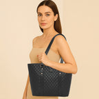 Quilted Classic Pattern Office Handbag For Womens