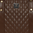 Quilted Classic Pattern Office Handbag For Womens