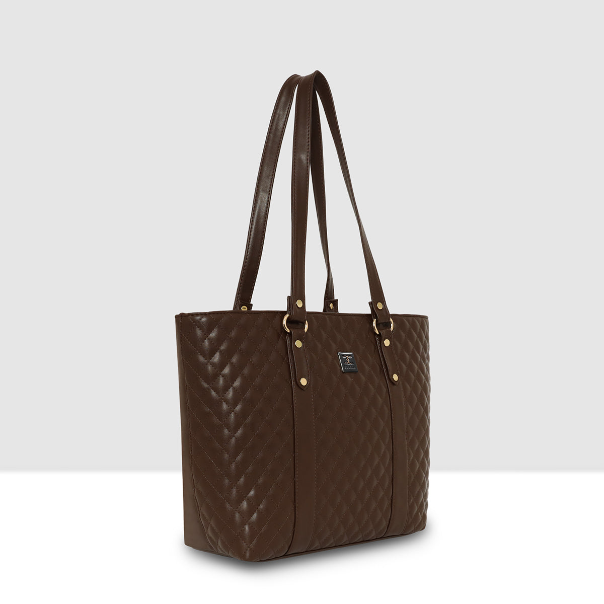 Quilted Classic Pattern Office Handbag For Womens