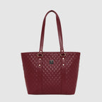 Quilted Classic Pattern Office Handbag For Womens