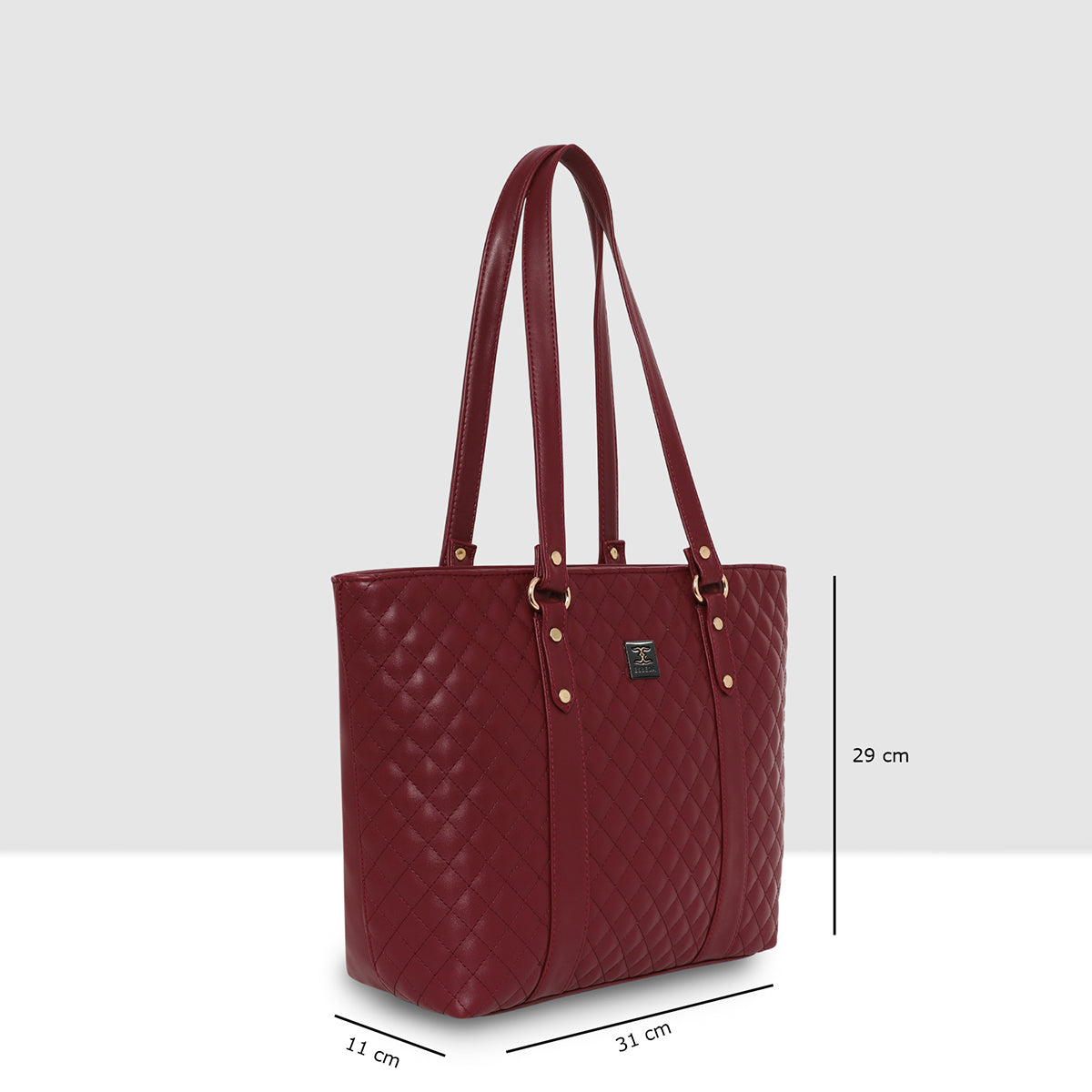 Quilted Classic Pattern Office Handbag For Womens