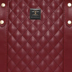 Quilted Classic Pattern Office Handbag For Womens