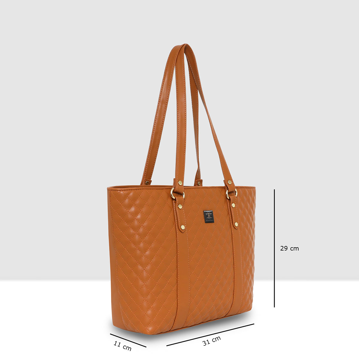 Quilted Classic Pattern Office Handbag For Womens
