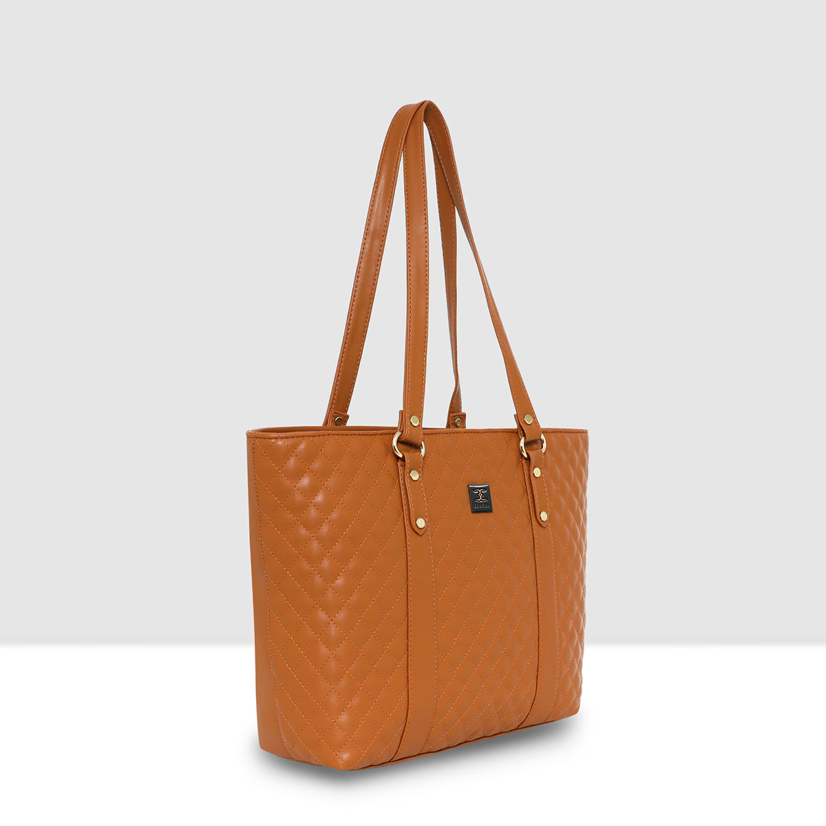 Quilted Classic Pattern Office Handbag For Womens