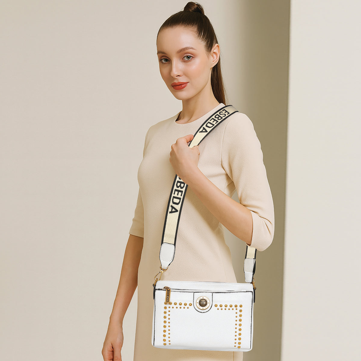 Studded Charm Sling Bag For Womens