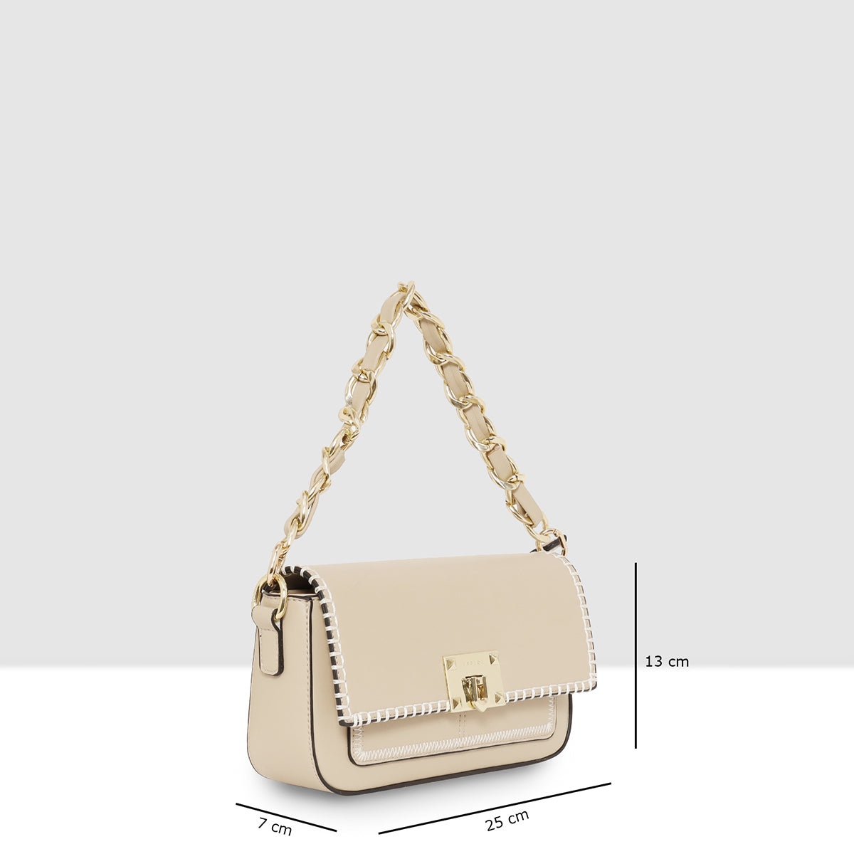 Luxe Stitch-Detail Sling Bag For Womens