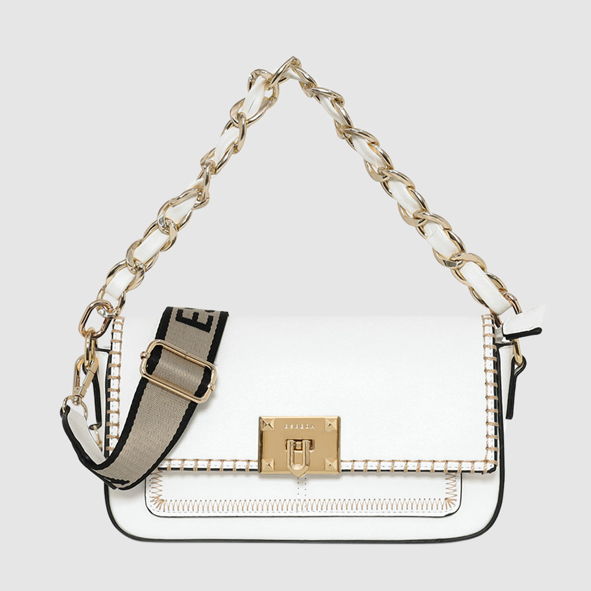 Luxe Stitch-Detail Sling Bag For Womens Main image
