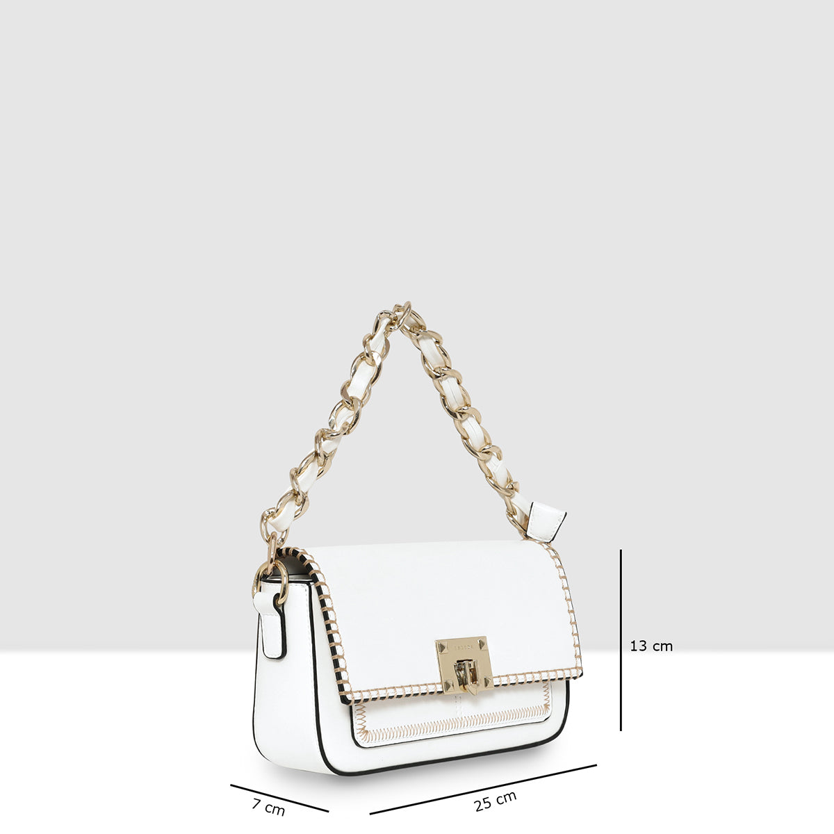 Luxe Stitch-Detail Sling Bag For Womens