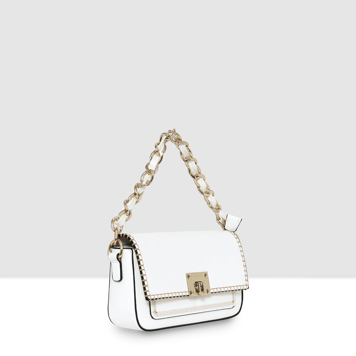 Luxe Stitch-Detail Sling Bag For Womens