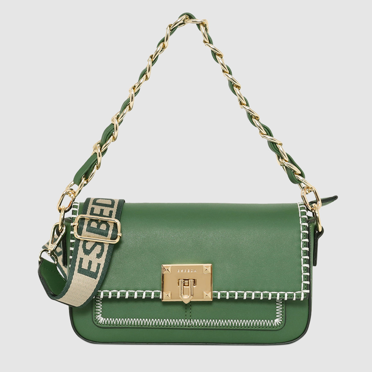 Luxe Stitch-Detail Sling Bag For Womens