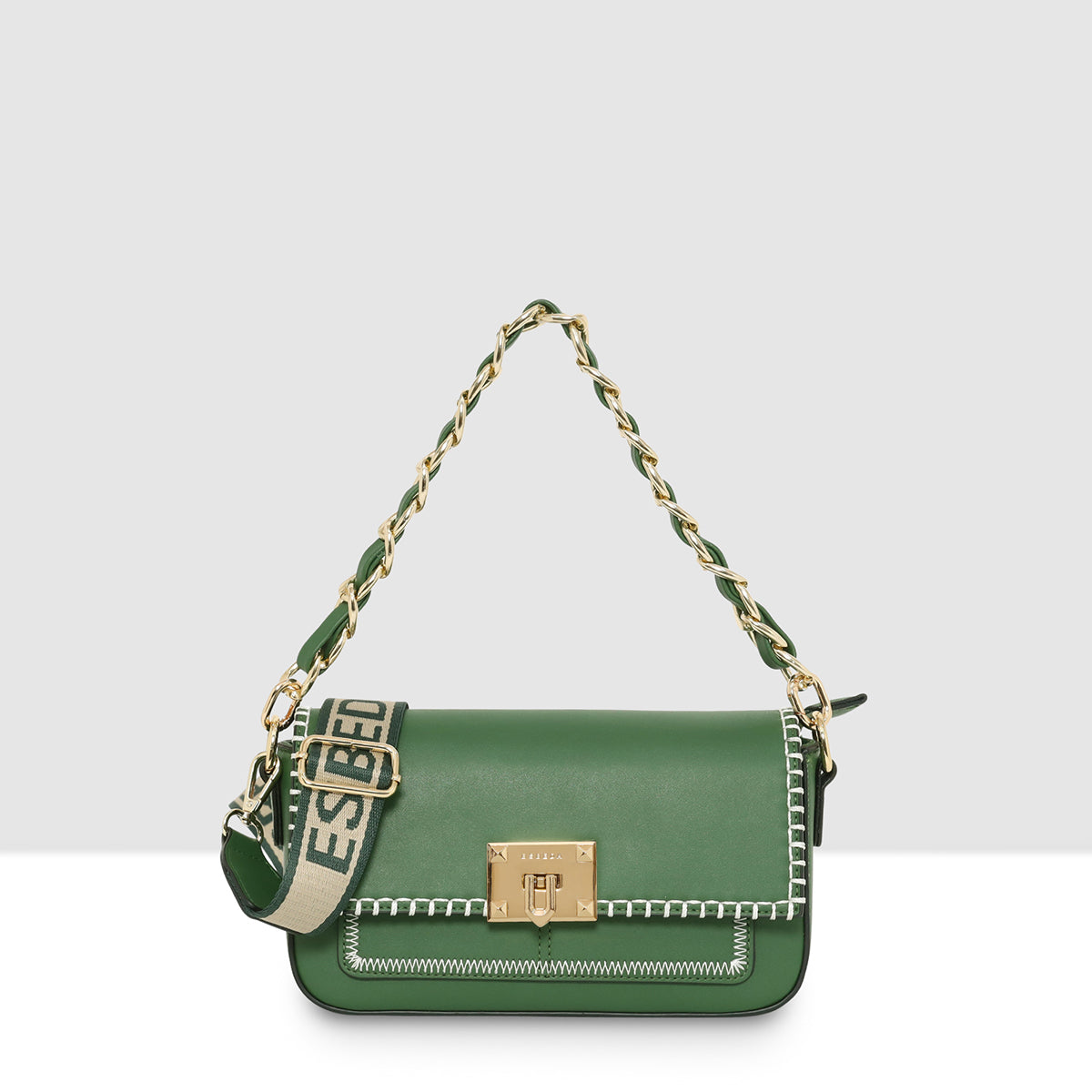 Luxe Stitch-Detail Sling Bag For Womens