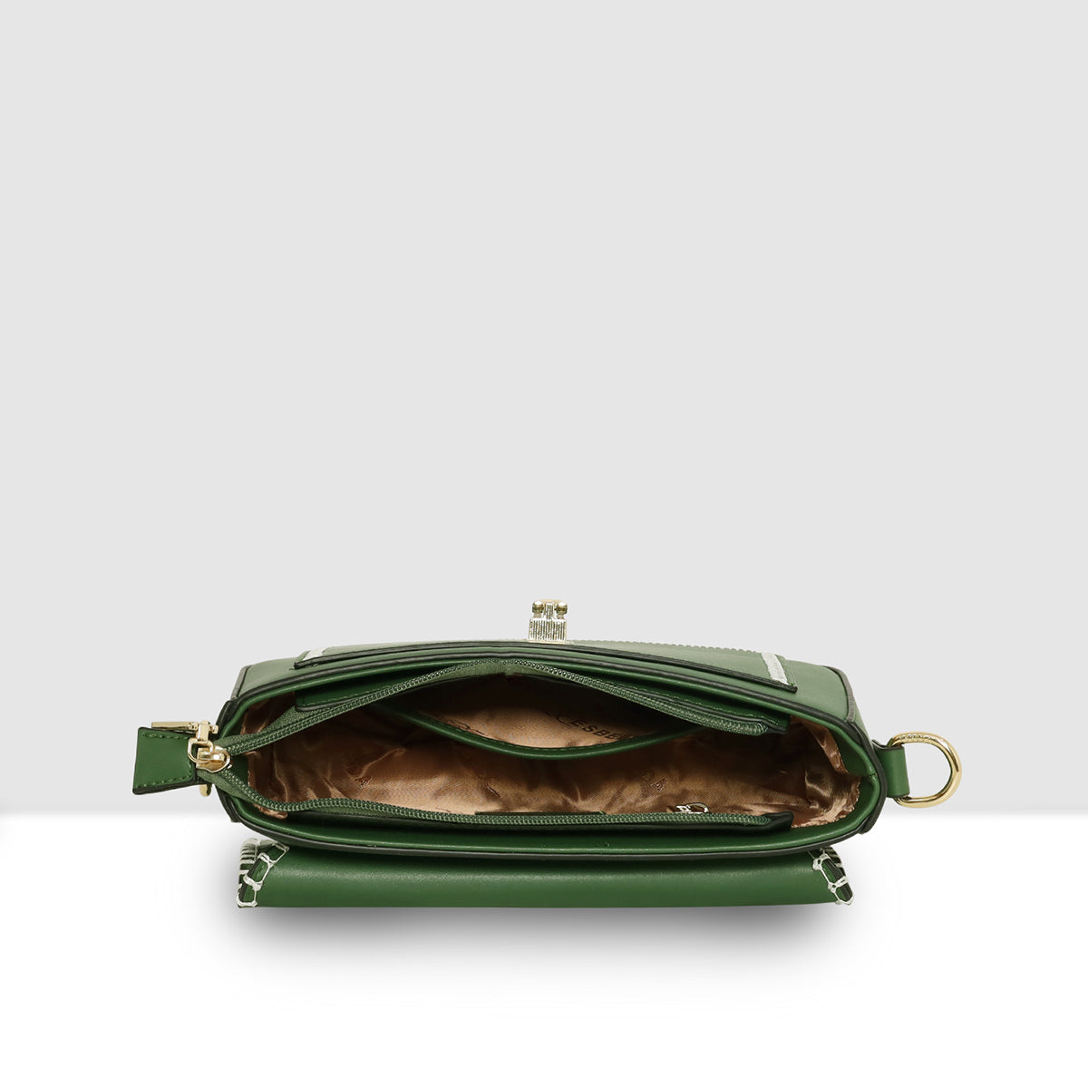 Luxe Stitch-Detail Sling Bag For Womens