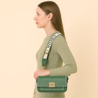 Luxe Stitch-Detail Sling Bag For Womens