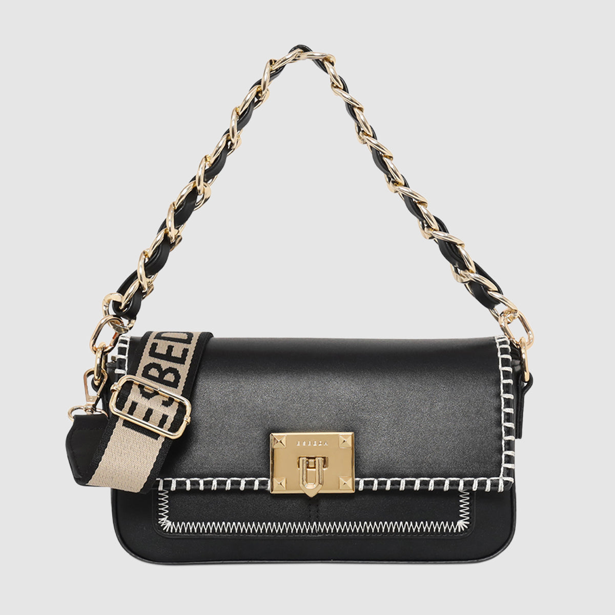 Luxe Stitch-Detail Sling Bag For Womens