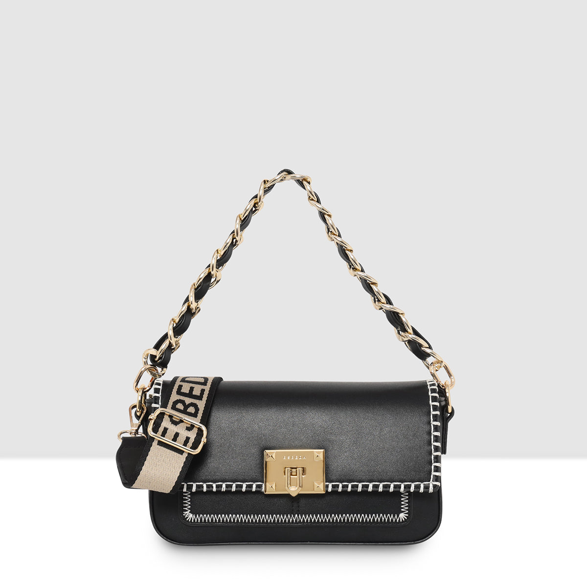 Luxe Stitch-Detail Sling Bag For Womens