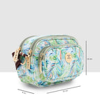 Printed Pattern Bloom Print Sling Bag For Womens