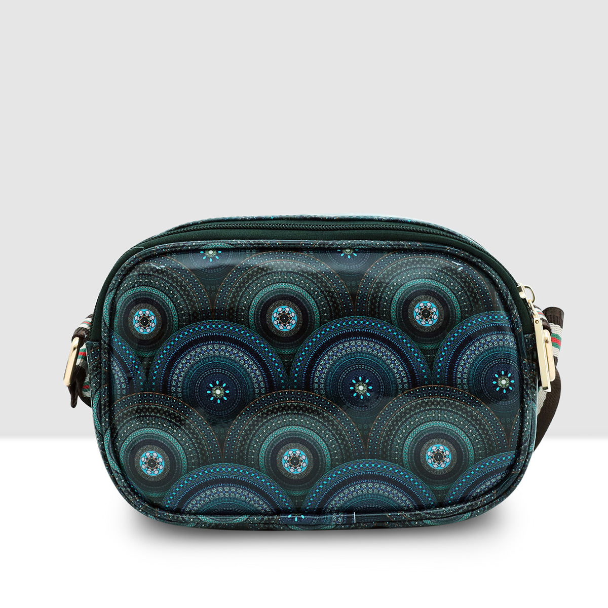 Printed Pattern Bloom Print Sling Bag For Womens