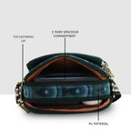 Printed Pattern Bloom Print Sling Bag For Womens