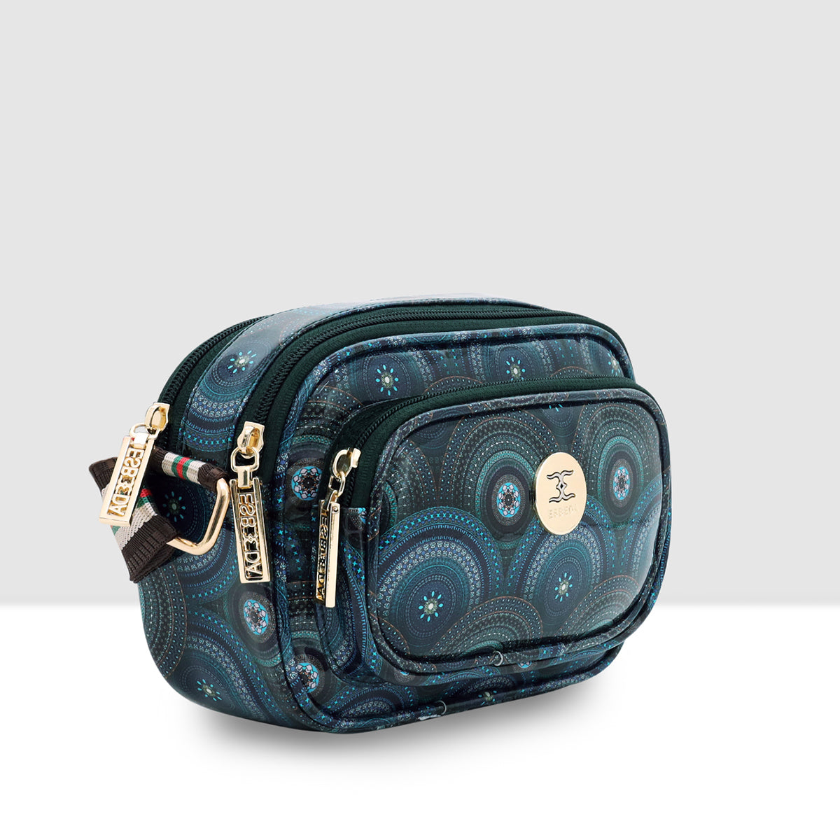 Printed Pattern Bloom Print Sling Bag For Womens