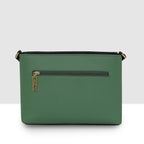 Dual-Tone Textured Sling Bag For Womens