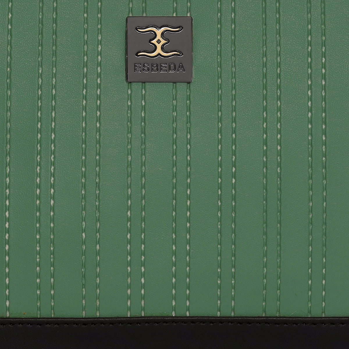 Dual-Tone Textured Sling Bag For Womens