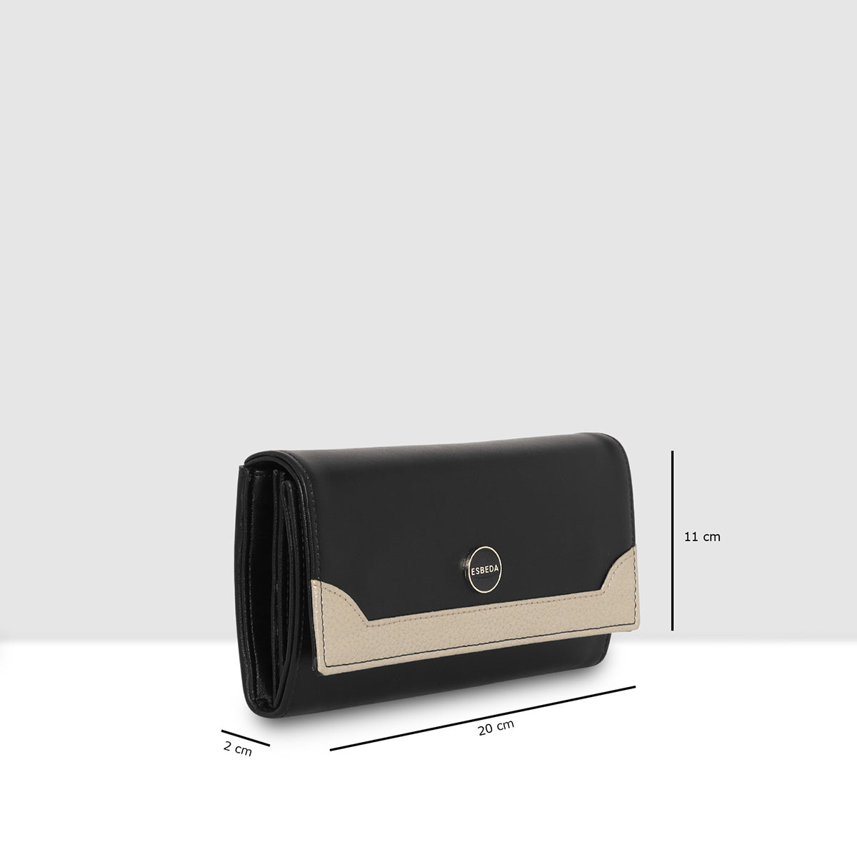 Classic Bi-Tone Wallet For Womens