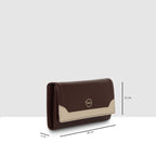 Classic Bi-Tone Wallet For Womens