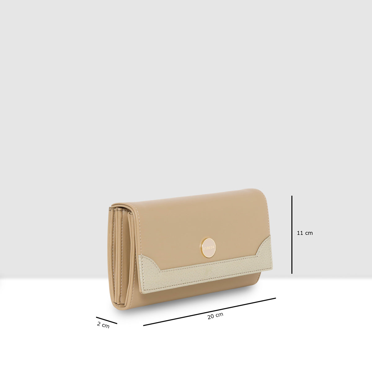 Classic Bi-Tone Wallet For Womens