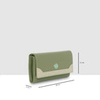 Classic Bi-Tone Wallet For Womens