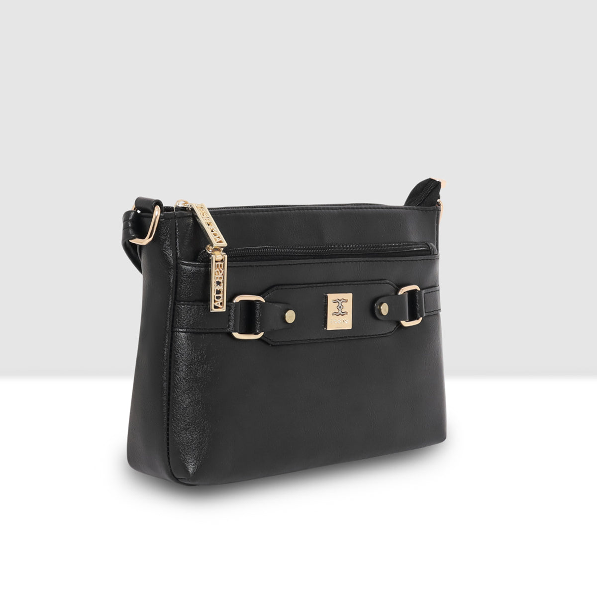 Classic Structured  Buckle Sling For Womens