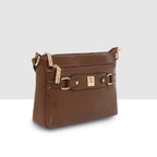 Classic Structured  Buckle Sling For Womens