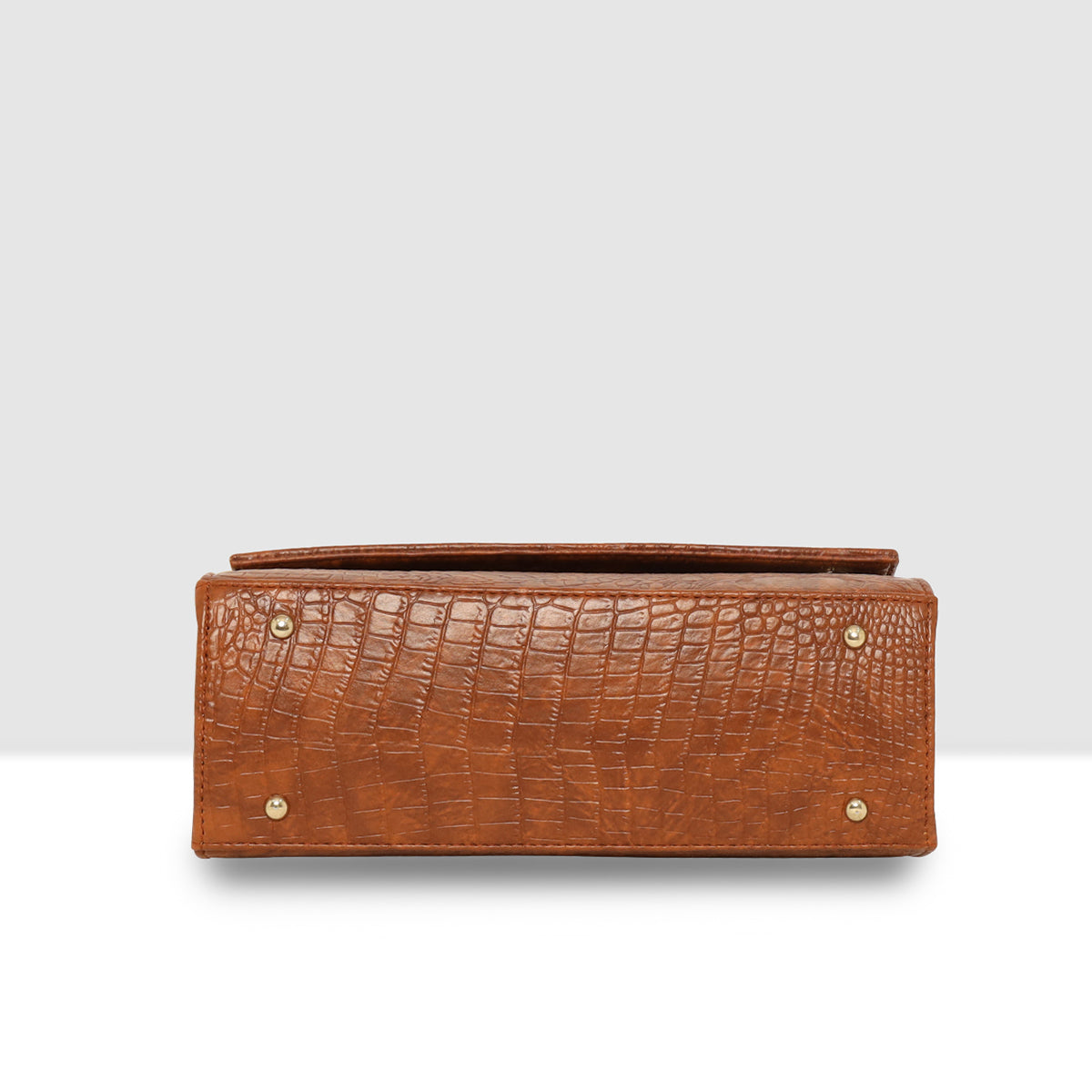 Croco Texture Handbag  For Womens