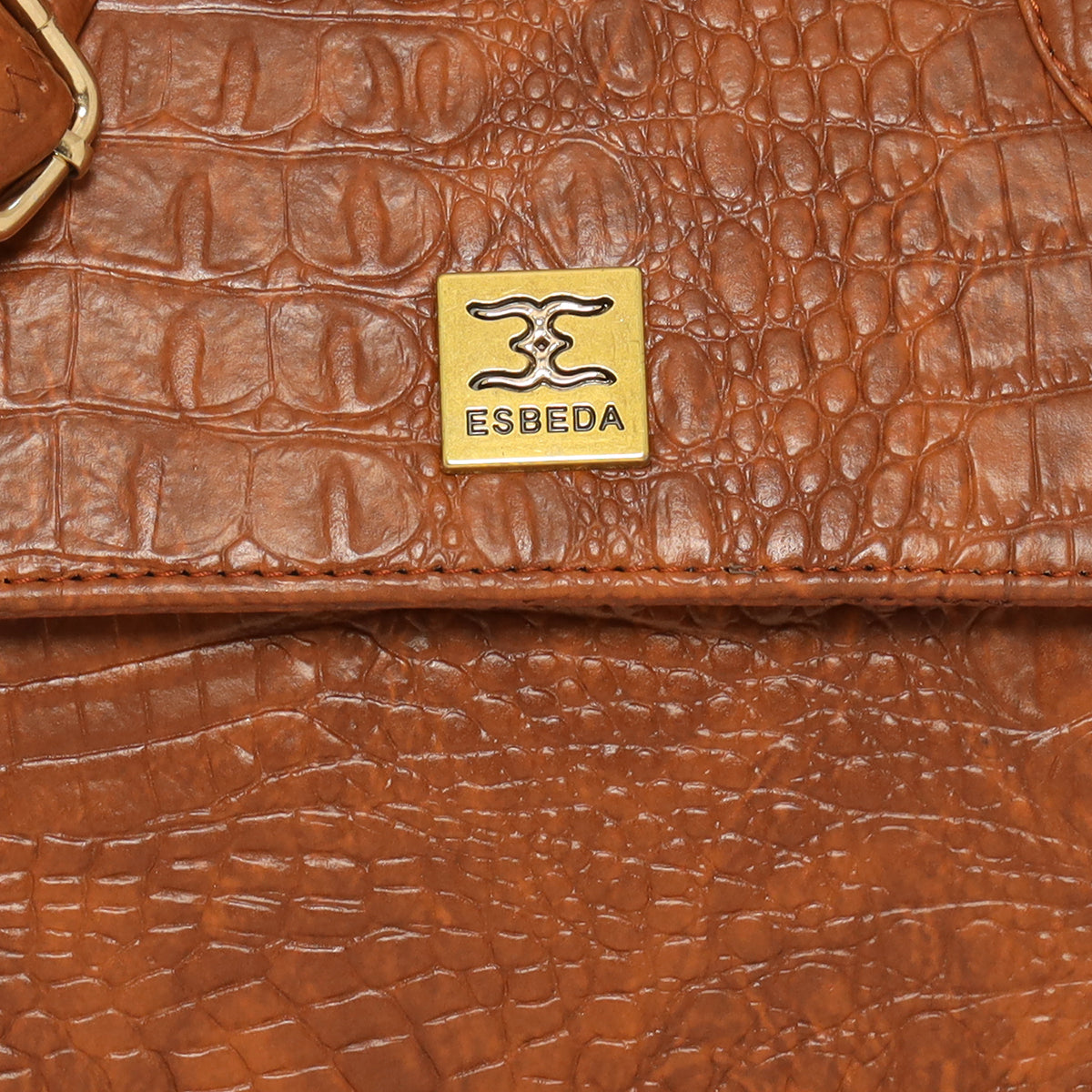 Croco Texture Handbag  For Womens