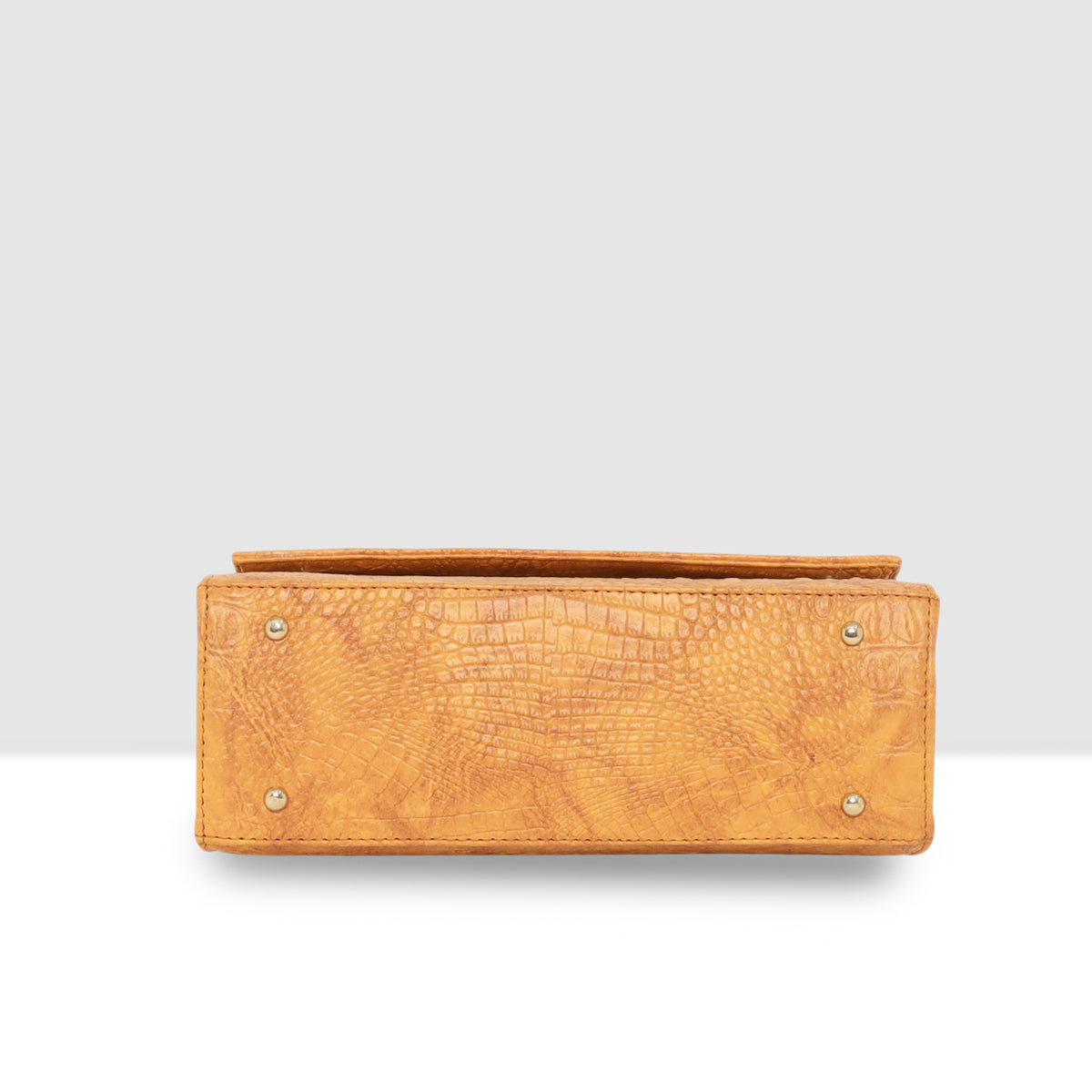 Croco Texture Handbag  For Womens